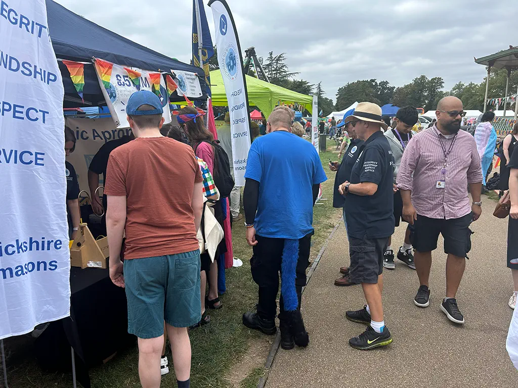 he Let’s Talk Team has enjoyed a remarkably active and rewarding summer, attending ten days of events across the province and supporting the membership team at two open events. In addition, the team assisted two Masonic meeting places with their Heritage Day commitments, ensuring they were well-staffed and represented.
