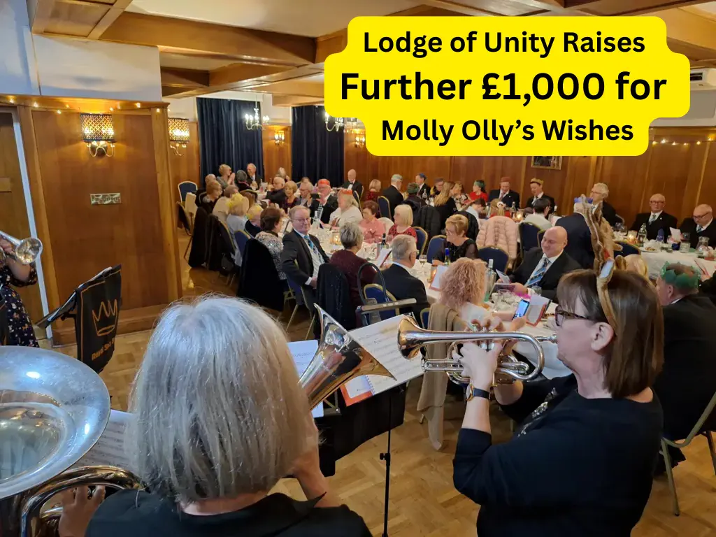Lodge of Unity Raises £1000 in Festive Spirit