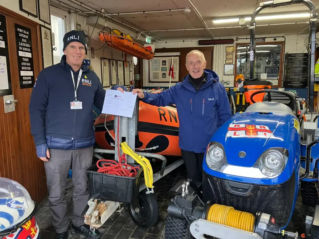 Integrity Lodge Leaves RNLI ‘Blown Away’ with Lifesaving Support