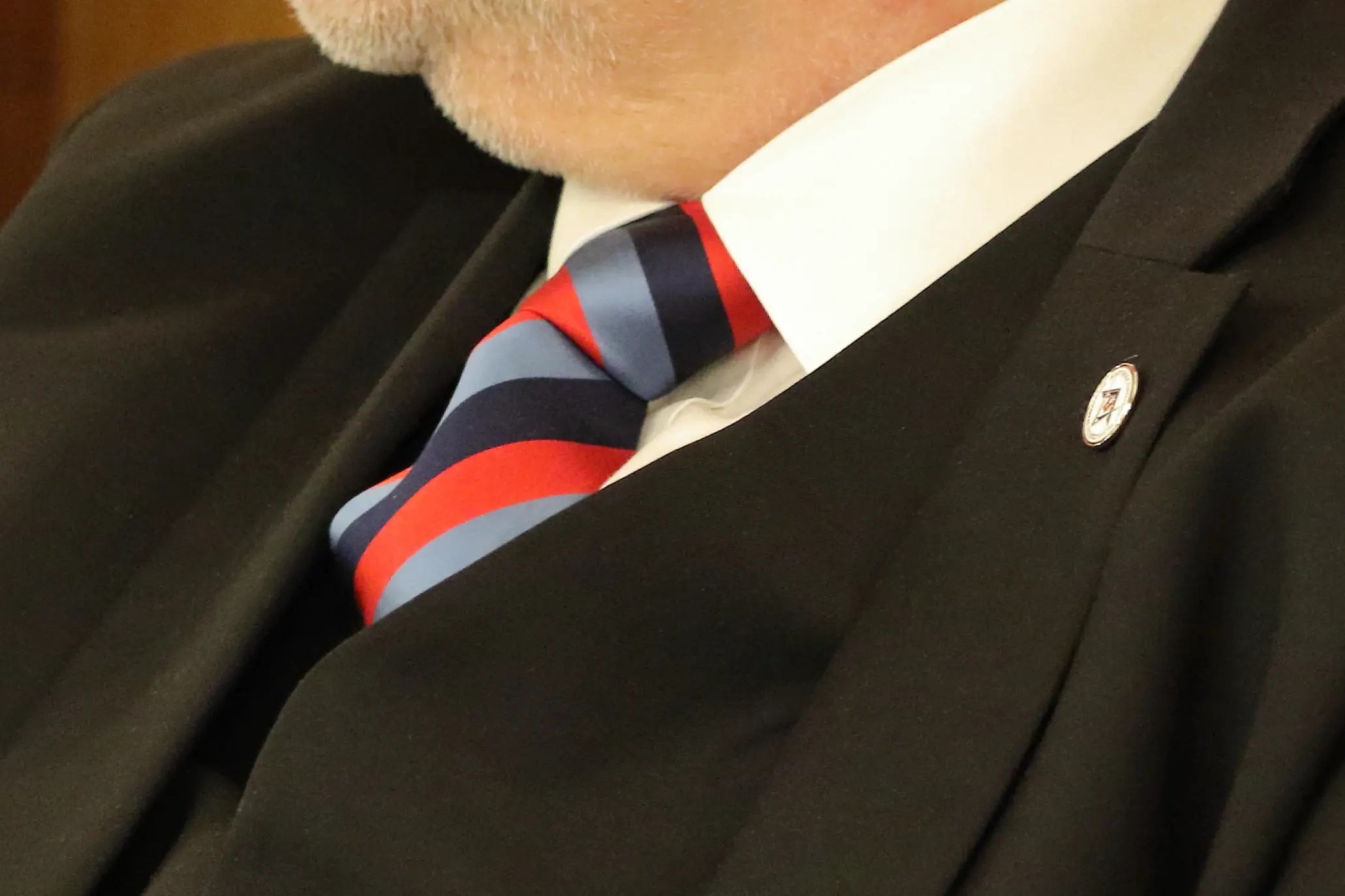 At the recent meeting of the Lodge of Unity, one of the senior members was seen to be sporting a rather unusual tie.  What was it and where had it come from?