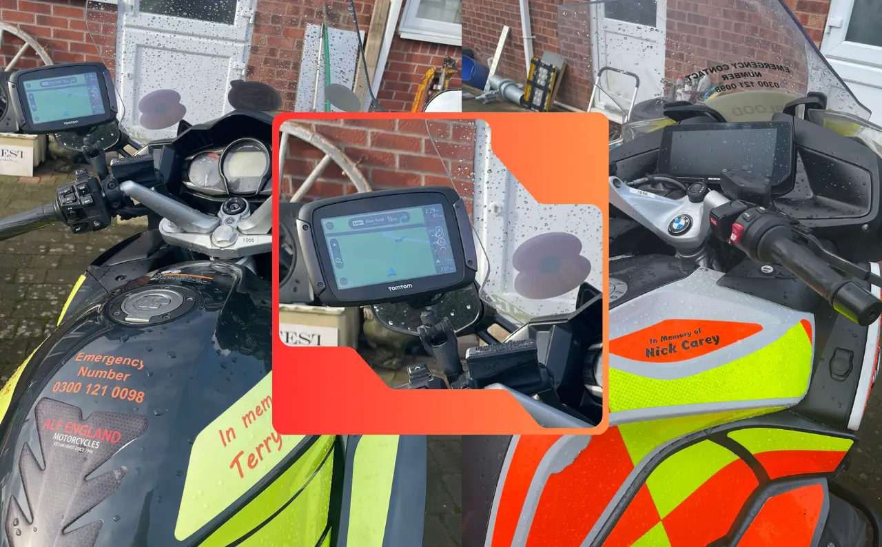 Warwickshire and Solihull Blood Bikes (WSBB) would like to thank Warwickshire Royal Arch Freemasons sincerely for their donation of £900.00 to support the purchase of the fleet sat navs.