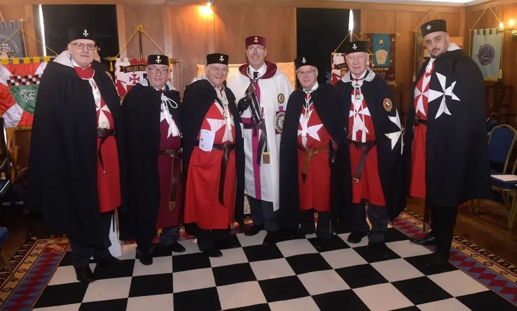 Knights of Guyenne Malta Delegation