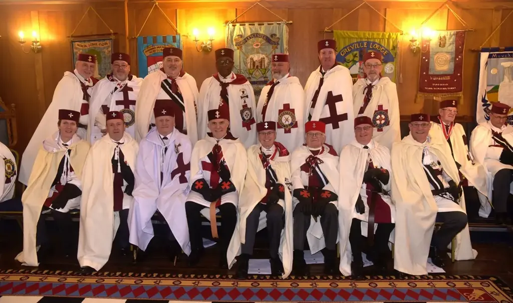 The Éminent Précepteur with Knights of Worcestershire