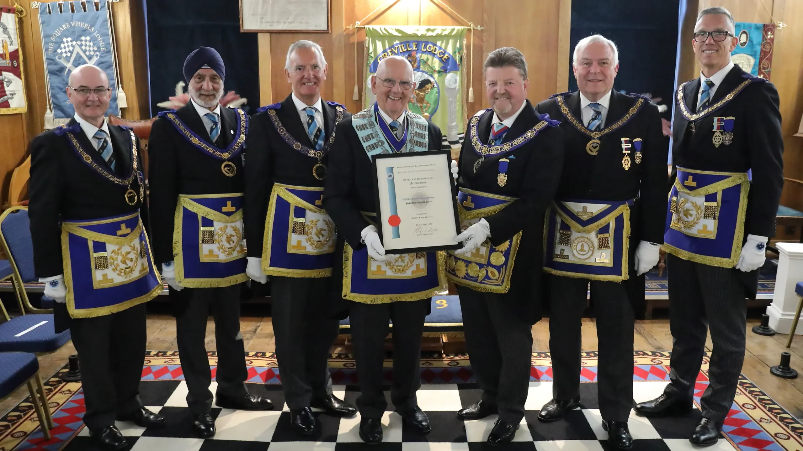 David Butcher was initiated on 13 April 1976