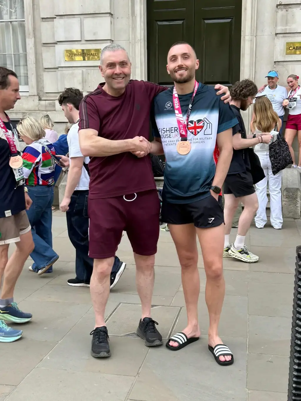 Geoff Brunt, of Heart of England Lodge 6549, had originally planned to take on the London Marathon this year in support of Warwickshire’s Tercentenary Appeal and Fisher House. However, after a few training runs - and deciding that discretion was indeed the better part of valour - he has handed the challenge over to his son, James.