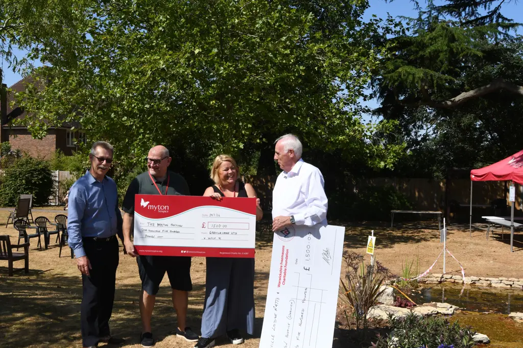 Greville Lodge & WFCF Supporting The Myton Hospices